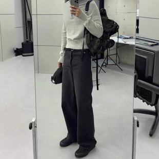 Vujade 009黑牛Drop2WES水洗灰黑牛仔裤水洗复古kenijima老钱风