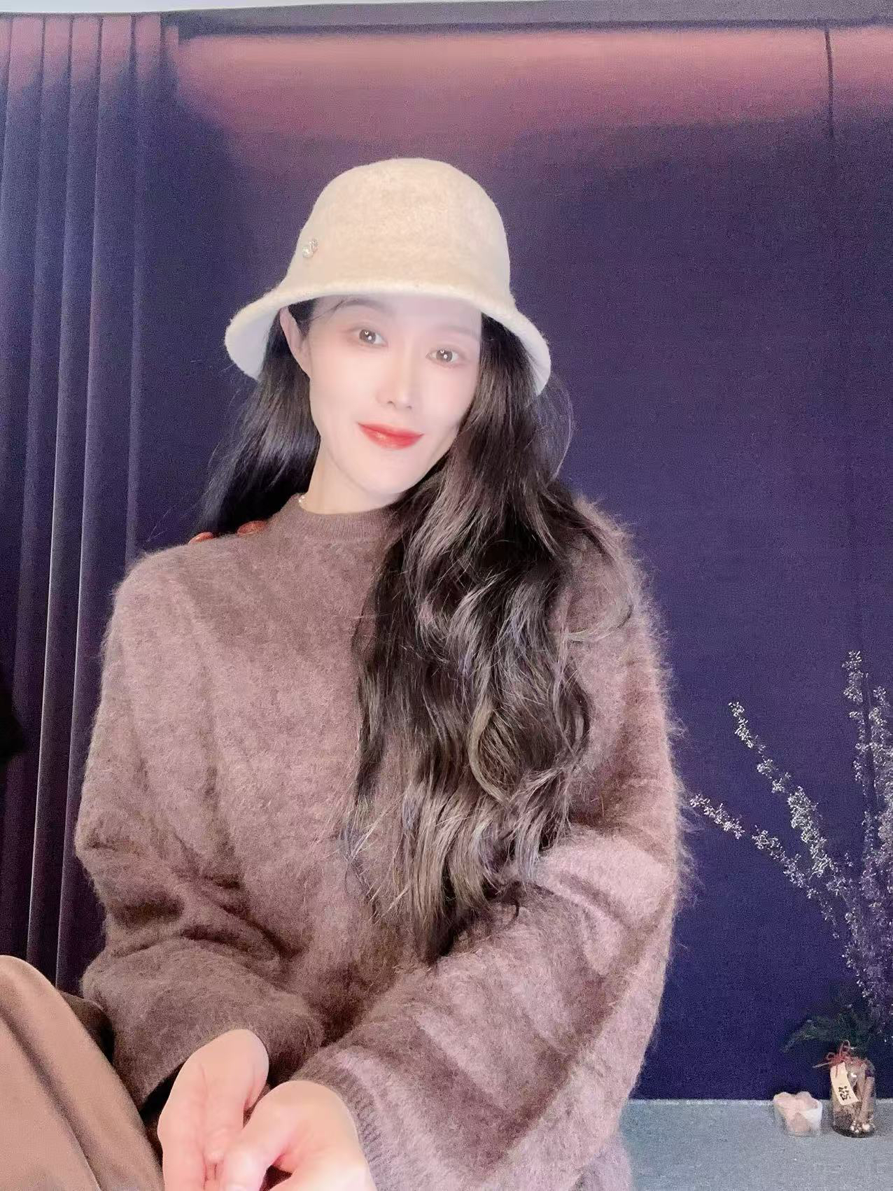 蘑菇英国代 TYZHURA 25早秋 羊绒羊毛毛毡帽