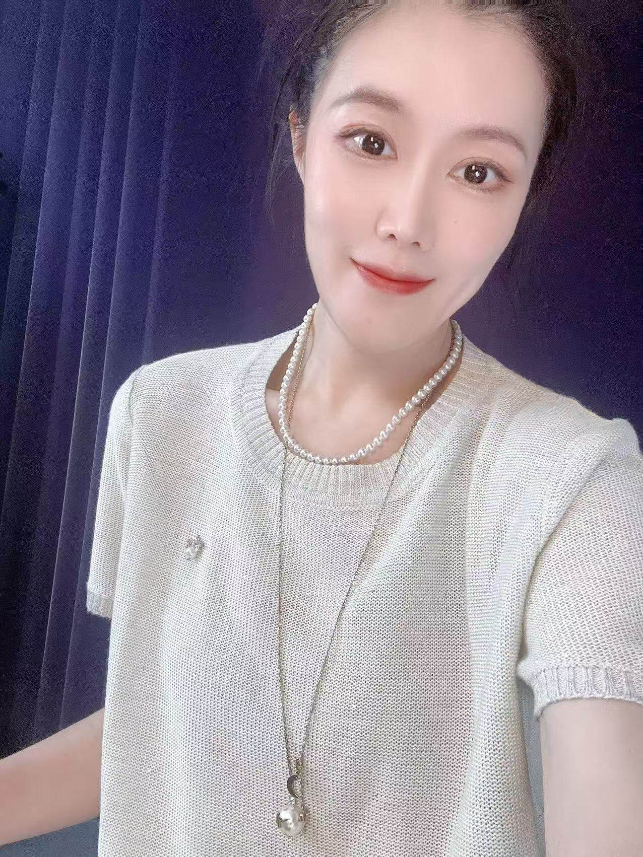 蘑菇英国代购 TYZHURA 经典暖灰色亚 麻真 丝短袖针织衫
