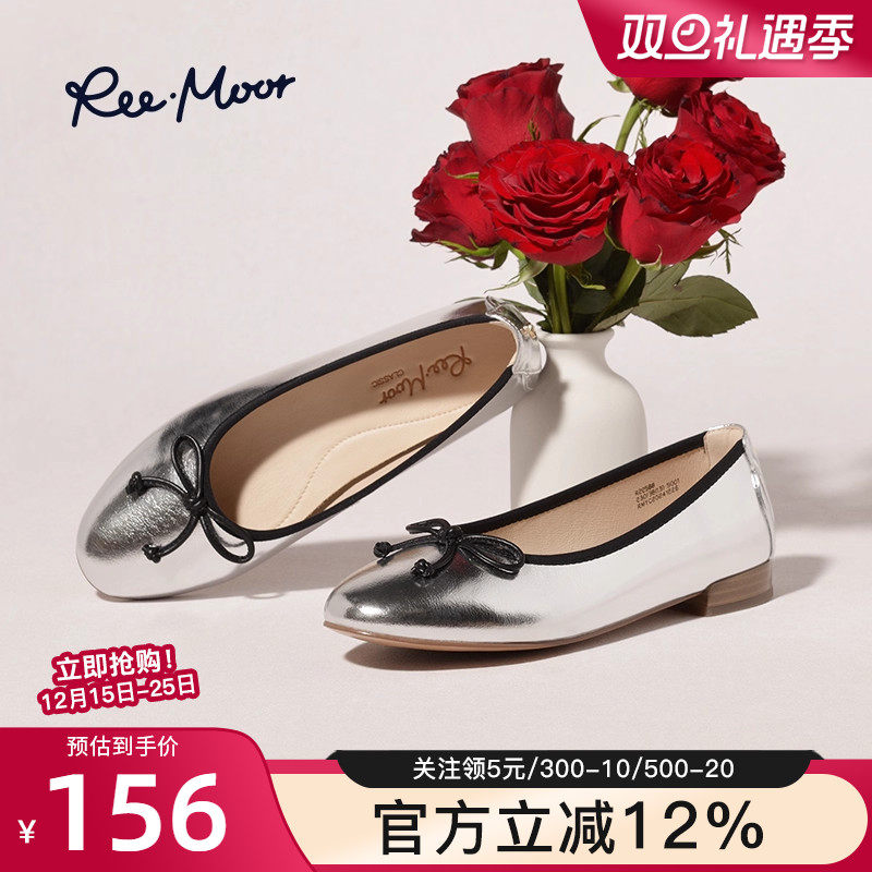 REEMOOR法式芭蕾舞鞋蝴蝶结