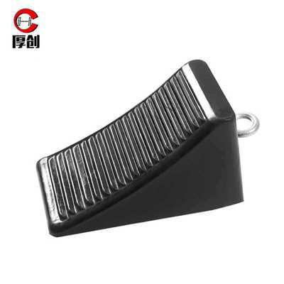 厚创橡胶止退器汽车货车防滑止胎器车轮挡止退器空心底16x10x10CM