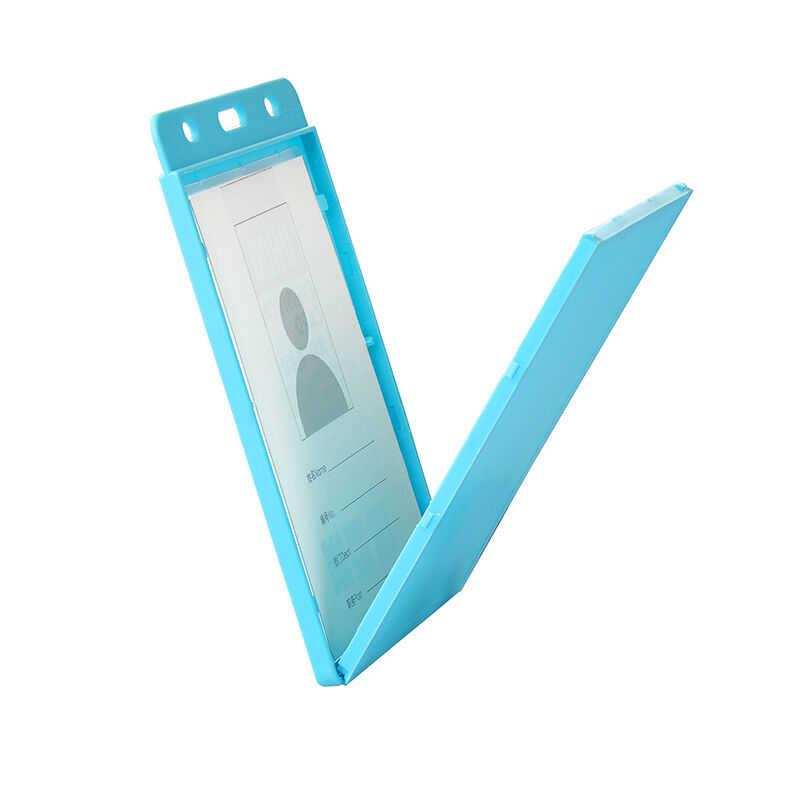 优和(UHOO)6622糖果系列大号PP工作证件卡套单面透明翻盖学生证