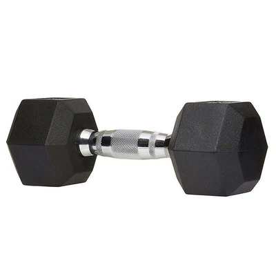 RISING锐思六角包胶亚玲35kg男士5公斤女士1公斤儿童健身哑铃1KG