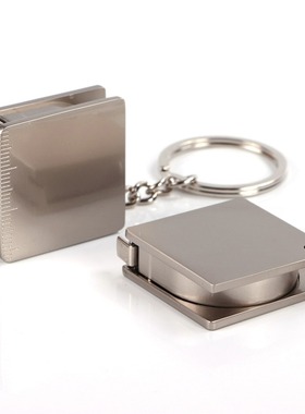 Stainless Steel Tape Measure Keychain 金属卷尺钥匙扣便携