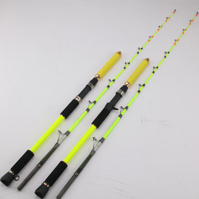 近海慢摇铁板竿白果子八爪鱿鱼深海船钓竿电绞竿电绞竿拖钓杆剑客