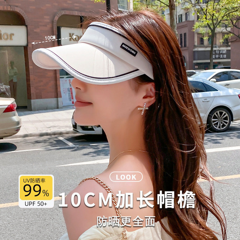 空顶帽跑步休闲男女同款遮阳防晒