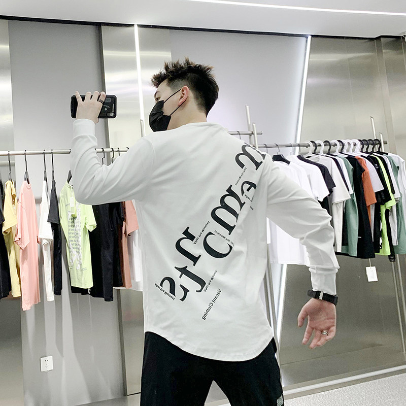 春秋长袖卫衣长袖t恤宽松潮流