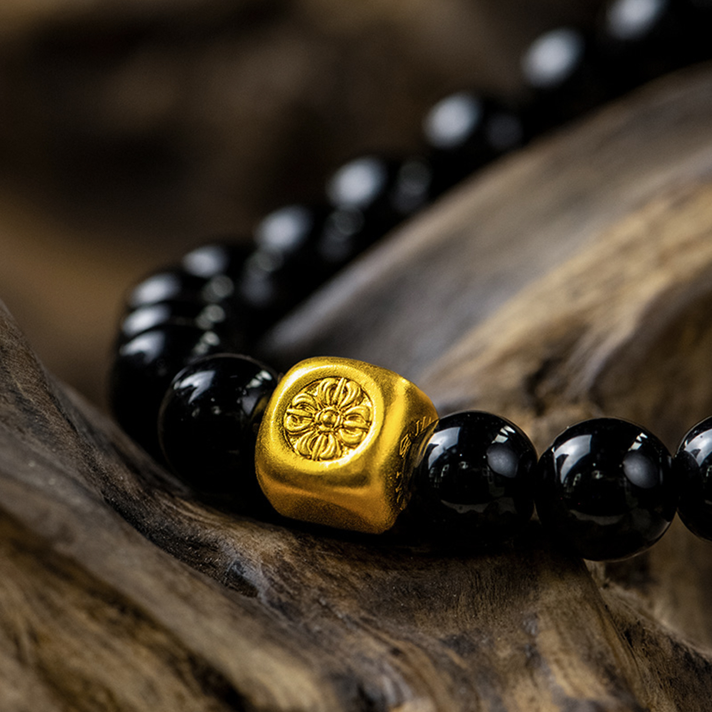 金米黄金转运珠骰子珠金刚杵财神