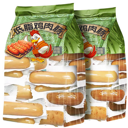 鸡肉肠早餐即食饱腹鸡胸肉肠减0低脂肥期卡健身代餐轻主食零食品
