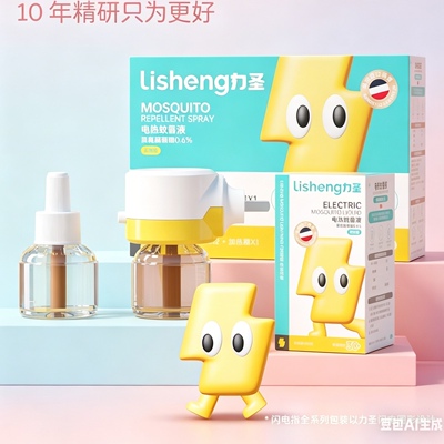 力圣蚊香液驱蚊强效驱蚊无味无毒