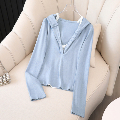 itCHOCOOLATE假两件吊带上衣女