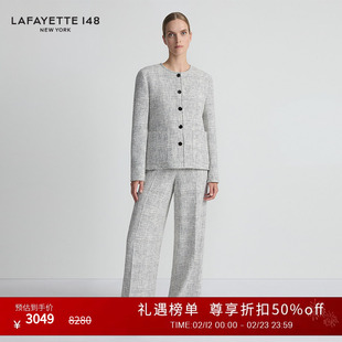 LAFAYETTE148/拉飞逸 箱型维希格粗花呢外套夹克