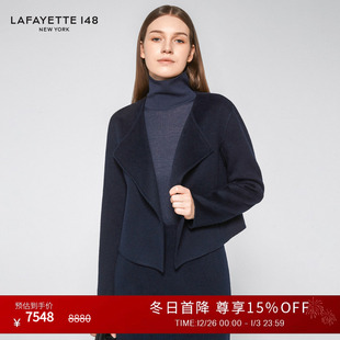 拉飞逸羊毛双面呢齐腰短款 LAFAYETTE148 夹克上衣 25秋冬新款
