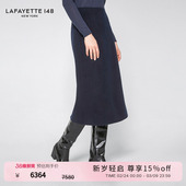 拉飞逸羊毛双面呢A字半裙 LAFAYETTE148 25秋冬新款