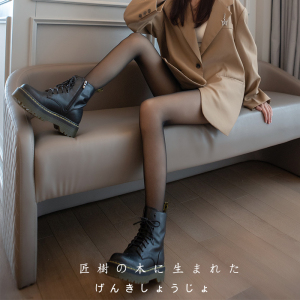 匠树家！黑丝连裤袜女日系jk学姐超薄透明性感防勾丝袜黑色长筒袜