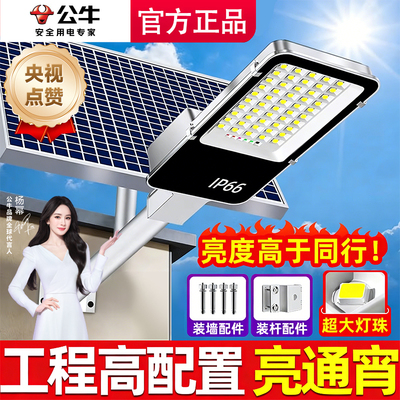 【真正爆亮】太阳能户外庭院灯