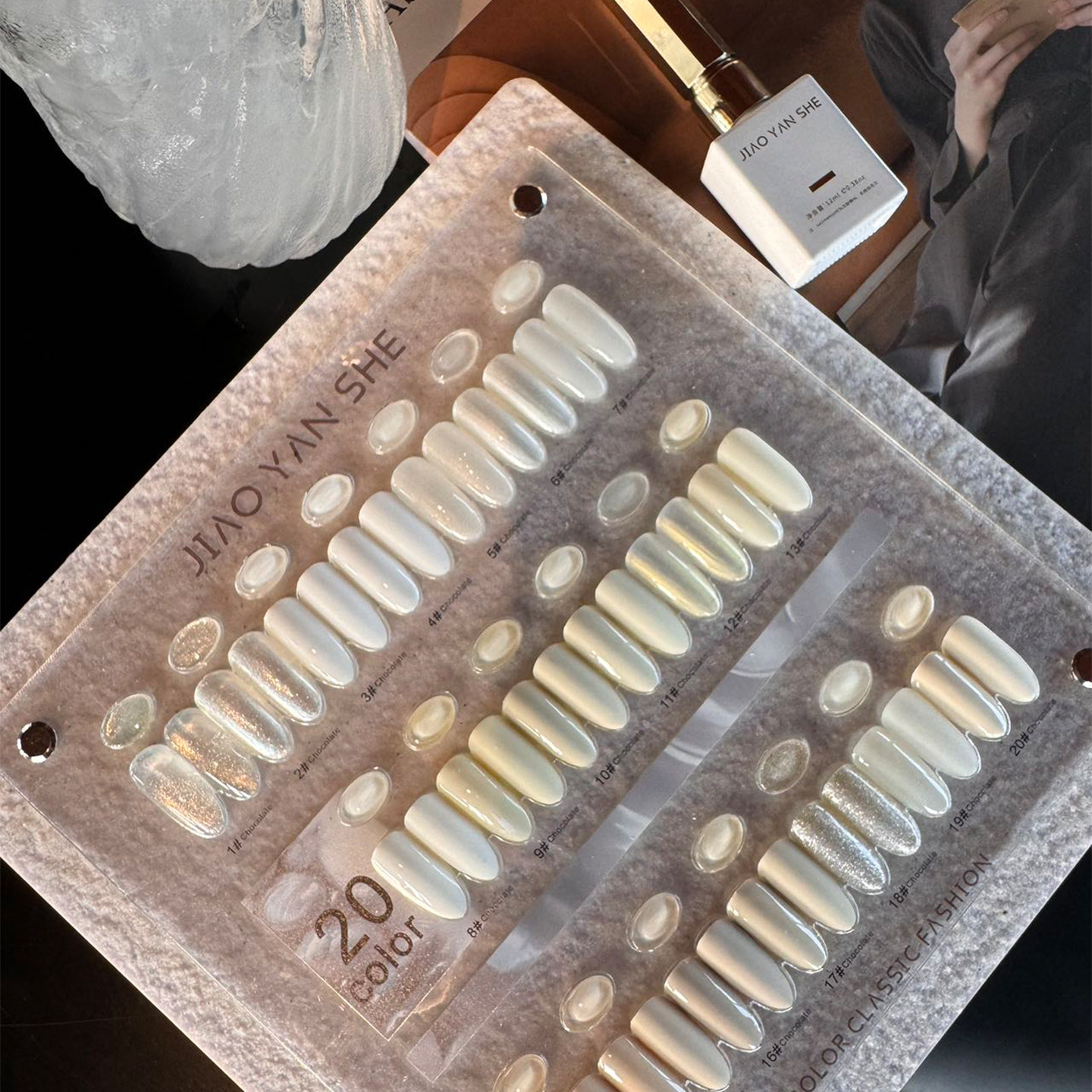 胶研社白色恋人20色甲油胶美甲用