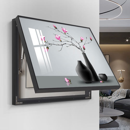 现代电表箱装饰画轻奢