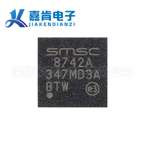 全新原装 LAN8742A-CZ-TR QFN-24 以太网收发器芯片