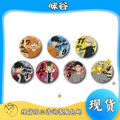 排球少年成田机场纸飞机徽章吧唧