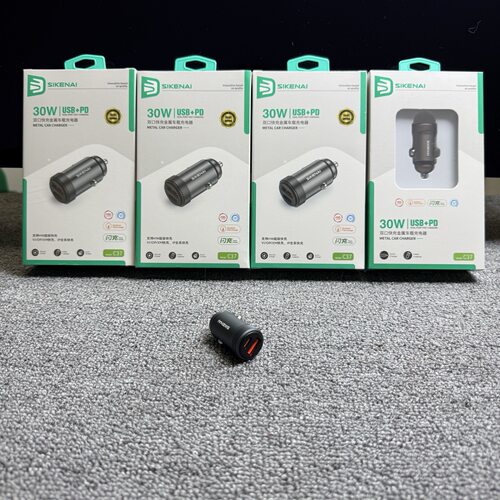 车载充电器TypeC口PD20W闪充USB5V4A快充CC-2双头线CX-1苹果线