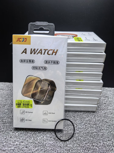适用于华为GT641mm手表膜3D曲面复合材料全屏高清钢化软膜WatchGT641mm防刮防指纹全包手表保护膜