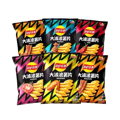乐事大波浪薯片6口味组合