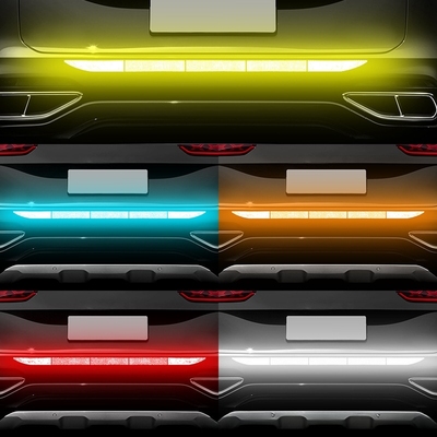 汽车反光贴箭头后杠贴纸摩托车尾箱装饰电动车夜间警示尾部后备箱