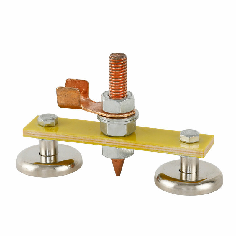 新款电焊机搭铁神器专用接地线夹子强磁铁打铁配件钣金机线接头