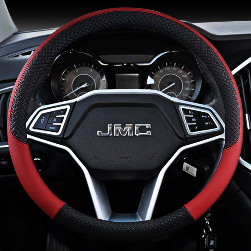 适用江铃特顺方向盘套把套新全顺新世代上汽大通V80真皮革吸汗