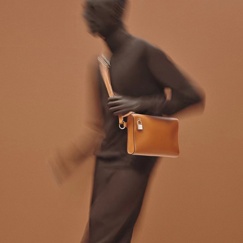 h家奢侈品手工定制男士  牛皮单肩斜挎Nouvelle Pochette手包包女