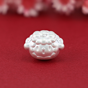 999足银小羊造型DIY饰品串件配件卡通装饰手工材料挂件