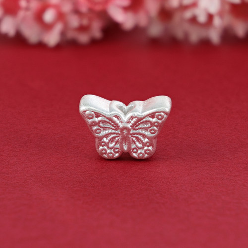 999足银蝴蝶串珠隔珠DIY手工配件