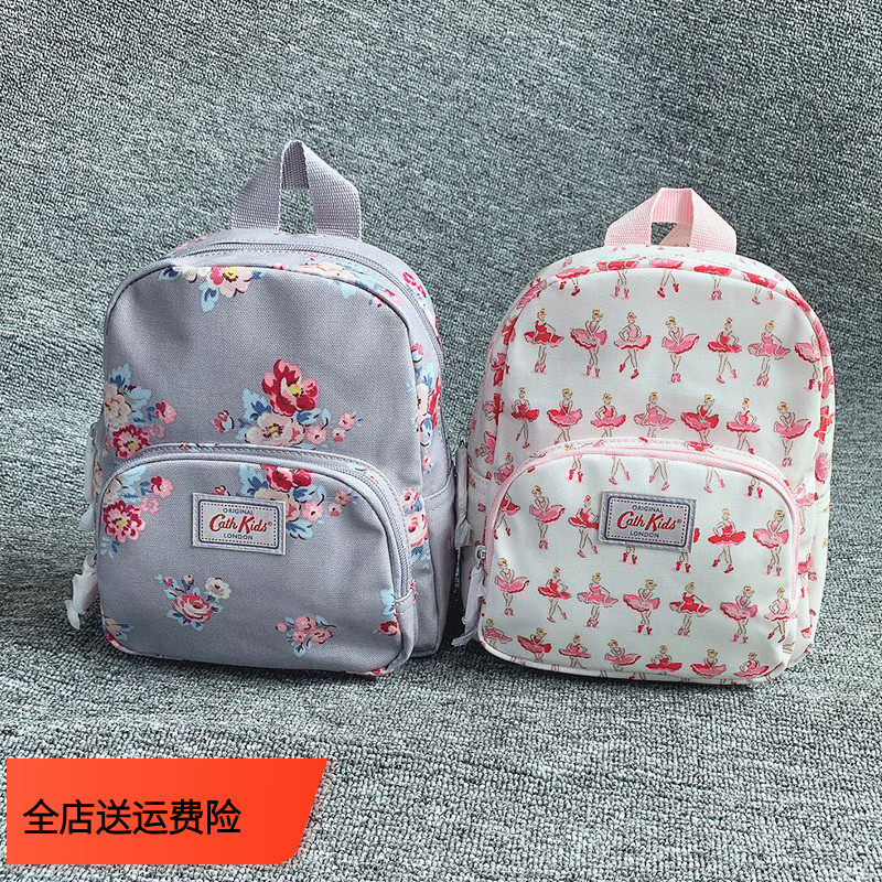 kidston油布碎花卡通休闲书包