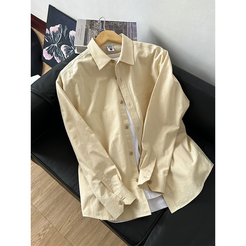 工作服衬衣定制印logo长袖工装员工休闲衬衫外套定做团队服装黑色图片