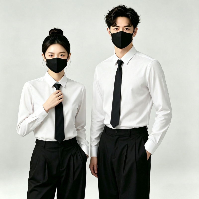 工作服衬衫定制刺绣logo秋季企业长袖职业工装衬衣外套宽松文化衫图片