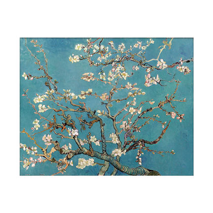 3D-JP名画系列500片平面塑料拼图梵高开花的巴旦杏树枝 H2257