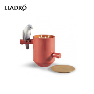 LLADRO 饰品摆件乔迁礼品 雅致西班牙进口鸟语馨香无烟香薰蜡烛装