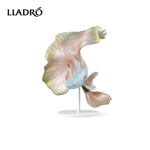 Sculpture泰国斗鱼摆件装 Fish 饰品 雅致西班牙进口Betta LLADRO