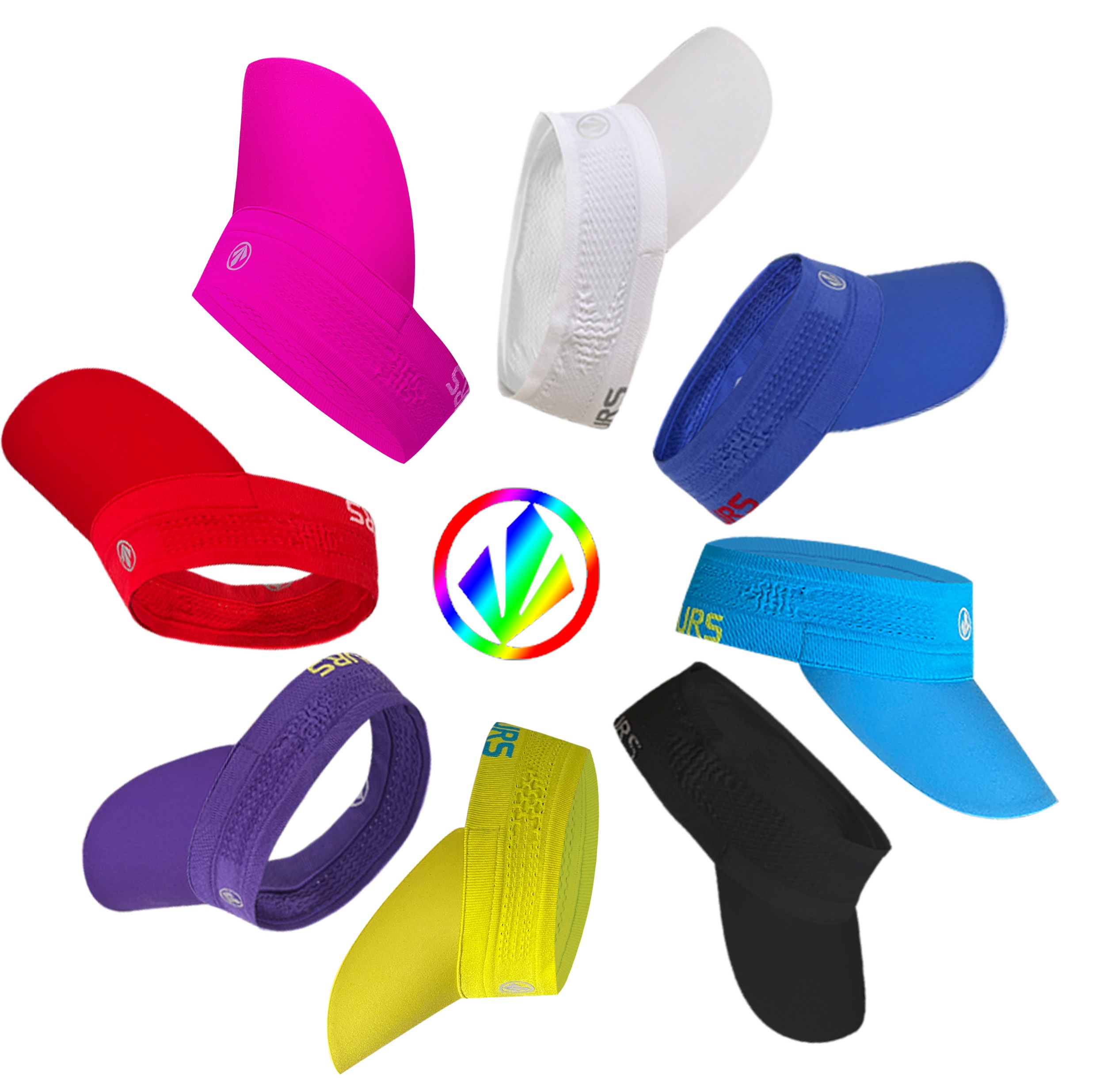 BESUTO北斯途开关头带帽蛛网帽跑步马拉松空顶帽可折叠遮阳速干帽