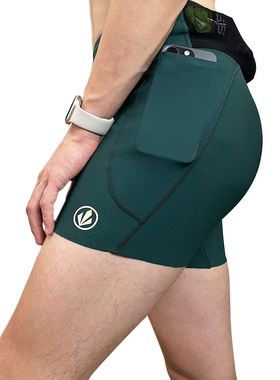 BESUTO运动健身跑步马拉松速干三四分多袋男女半弹紧身越野放水壶