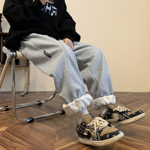 重磅加绒加厚休闲束脚卫裤501-2-WK622-P60图片