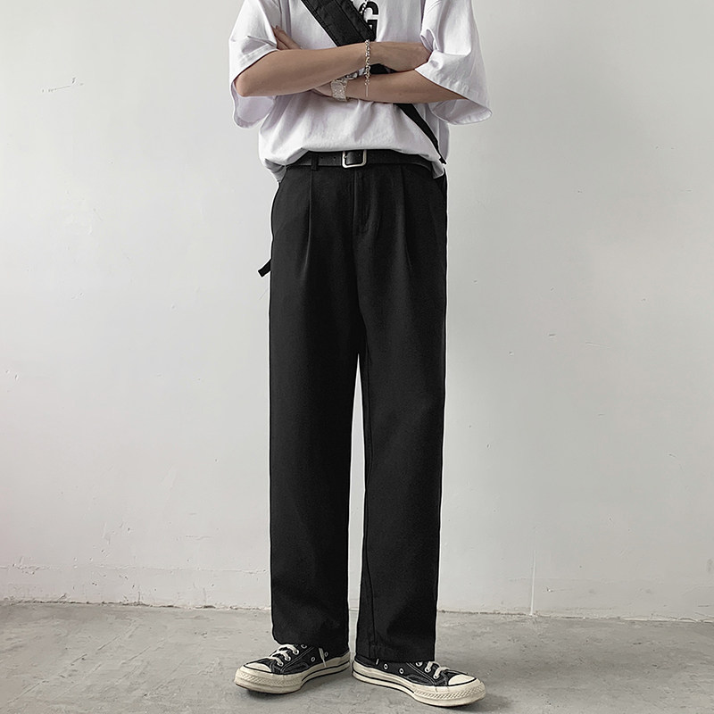 2022 垂感休闲裤宽松直筒西裤男501-2-XK001-P35图片