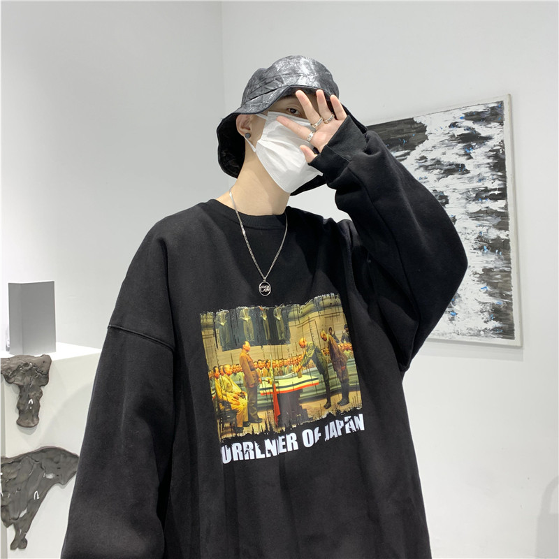 潮印花圆领卫衣501-2-WY009-P4055图片