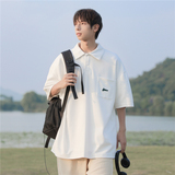夏季重磅POLO衫刺绣宽松短袖T恤501-2-T1005-P50控68，男装T恤，星座501-2