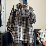 双纱100棉复古格子衬衫501-2-CS1011-P60控78，男装衬衫，星座501-2