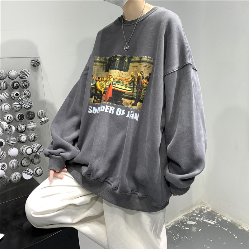 潮印花圆领卫衣501-2-WY009-P4055,男装卫衣,星座501-2
