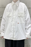 2025秋装新款宽松工装大口袋长袖衬衫男501-2-CS07-P40，男装衬衫，星座501-2