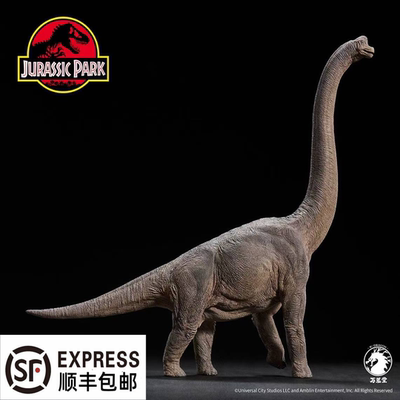 模玩集丨万茏堂腕龙1/35环球影业侏罗纪正版授权雕像恐龙模型手办