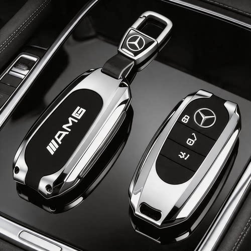 适用于奔驰2026新款车钥匙套E300L C260 glc300 glb220 gle包扣男